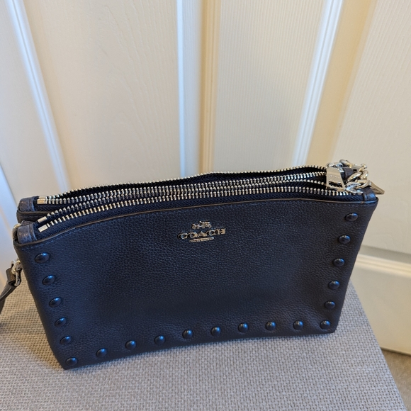 Coach Double Pouch Zip Crossbody - Picture 13 of 14